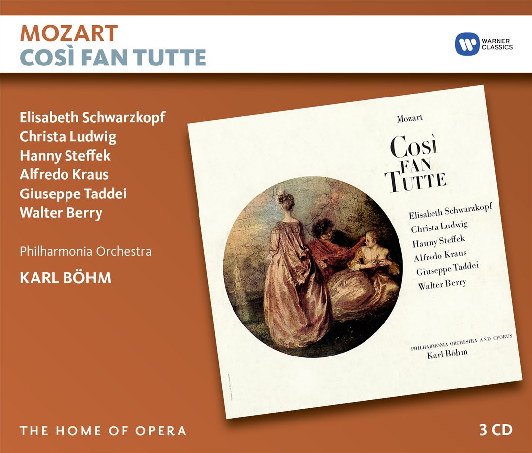 Mozart: Così fan tutte cover art