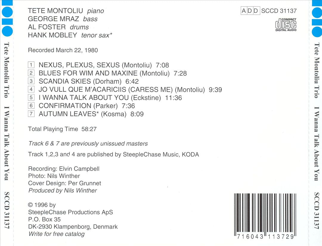 I Wanna Talk About You cover art