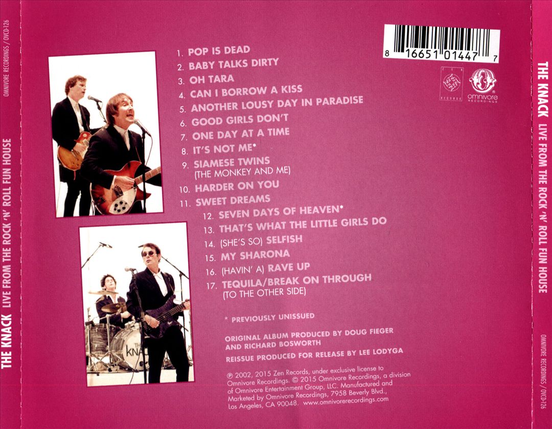 Live from the Rock 'N' Roll Fun House cover art