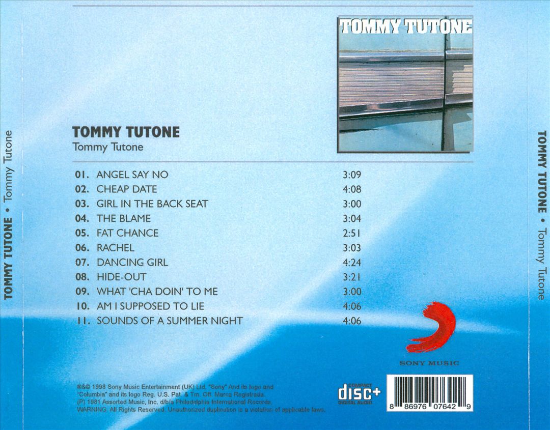 Tommy Tutone cover art
