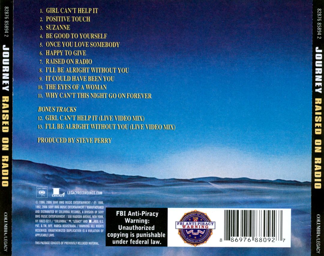 Raised on Radio cover art