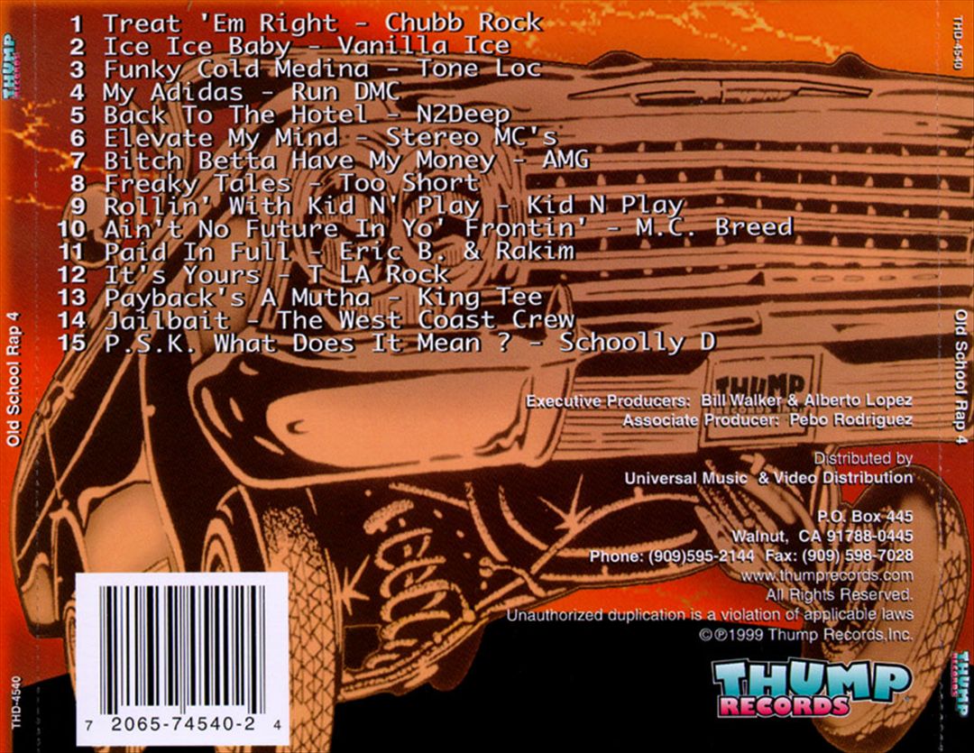 Old School Rap, Vol. 4 cover art