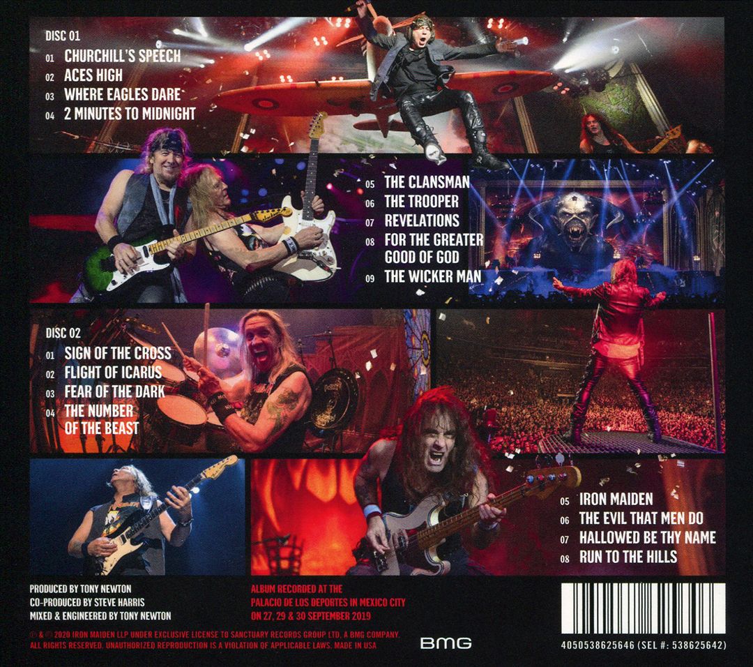 Nights of the Dead, Legacy of the Beast: Live in Mexico City cover art