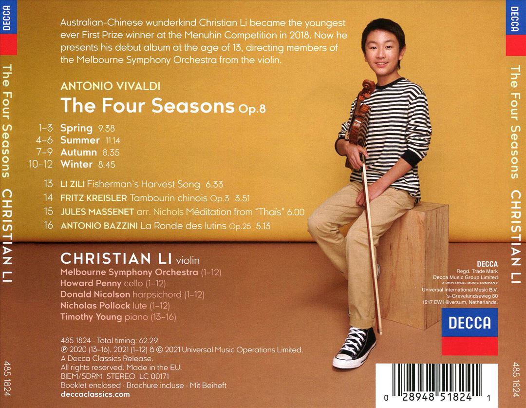 Vivaldi: The Four Seasons cover art