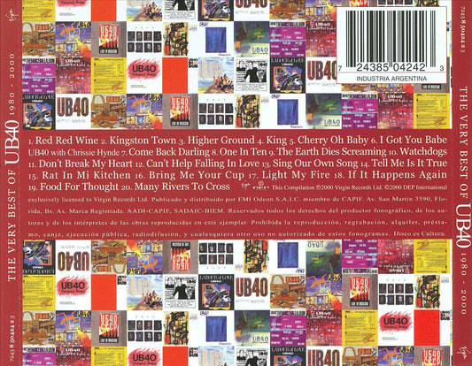 Very Best Of UB40 1980-2000 [Argentina] cover art
