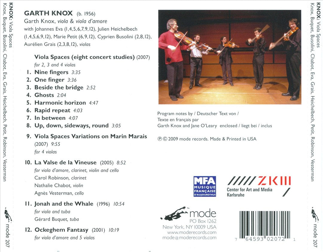 Garth Knox: Viola Spaces cover art