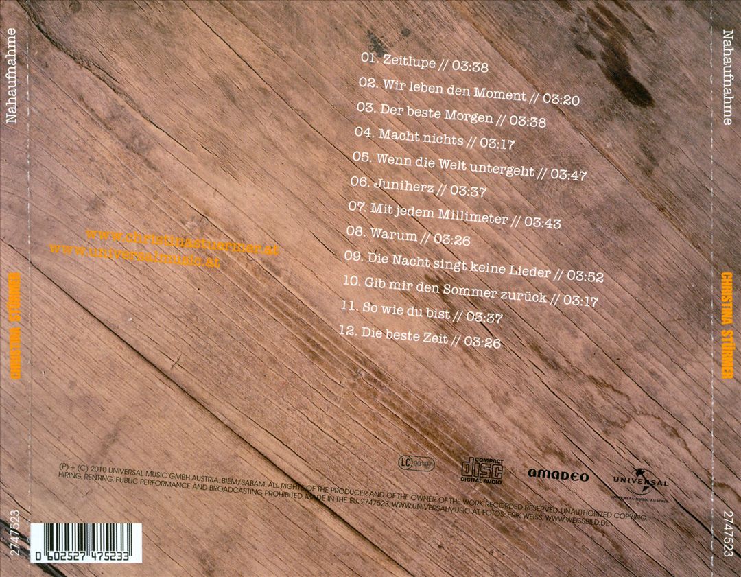 Nahaufnahme cover art