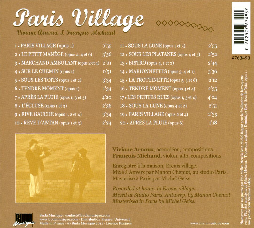 Paris Village cover art