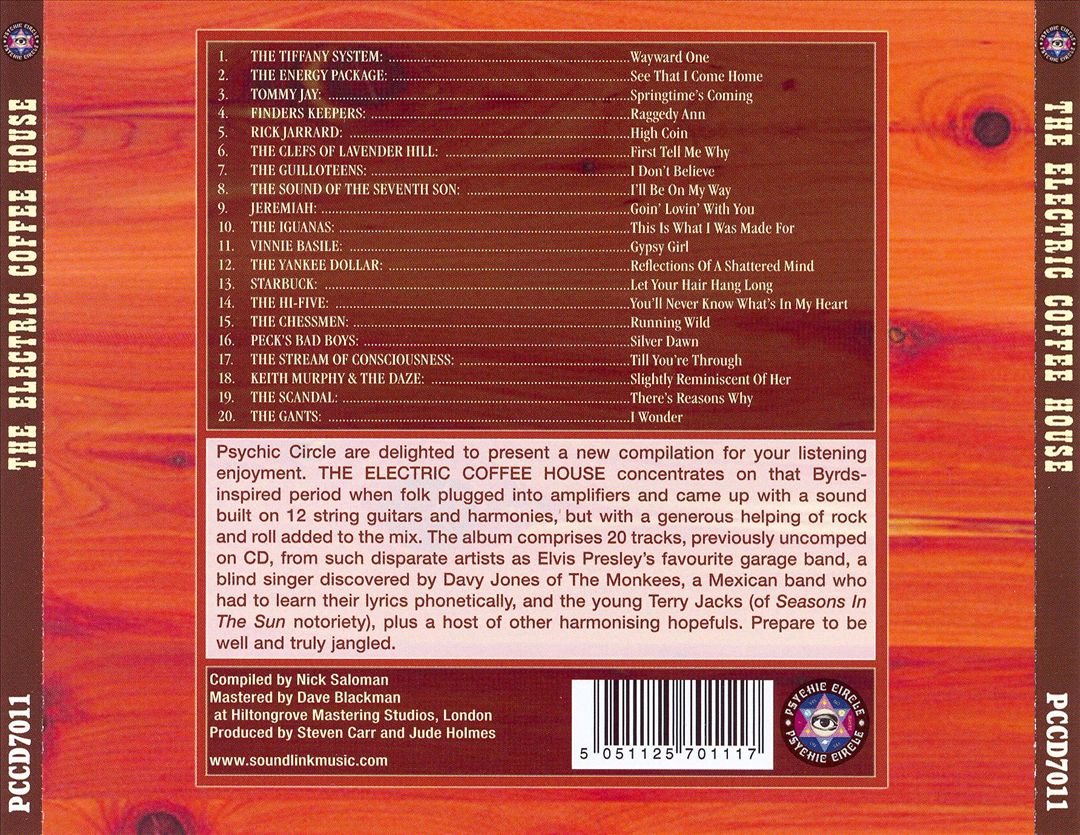 Electric Coffee House: 20 Mid-Sixties Garage/Folk Gems From The USA cover art