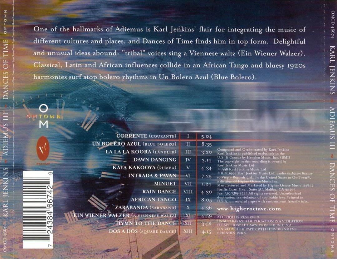 Adiemus III: Dances of Time cover art