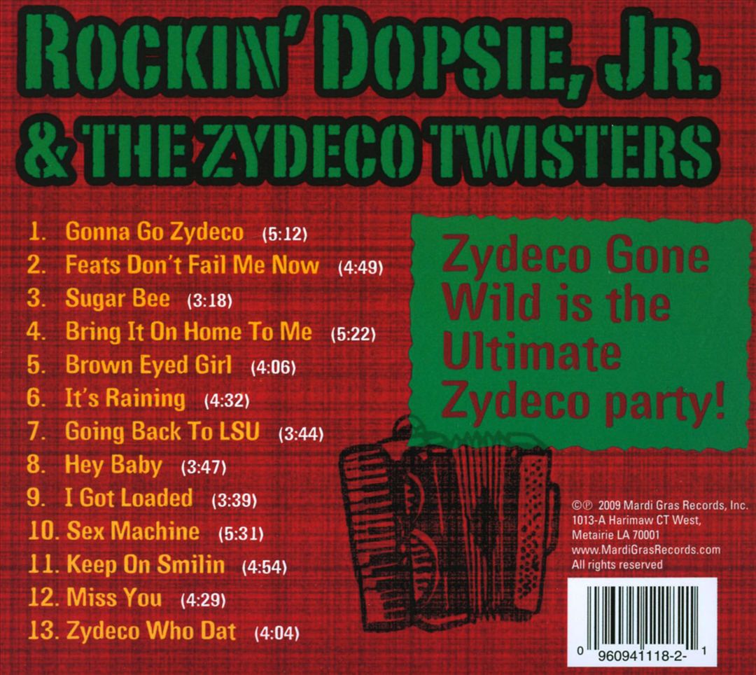 Zydeco Gone Wild cover art