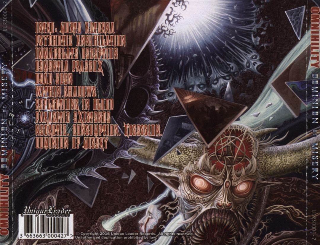 Dominion of Misery cover art
