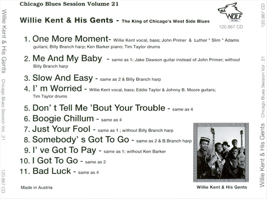 Chicago Blues Sessions, Vol. 21: The King of Chicago's West Side Blues cover art