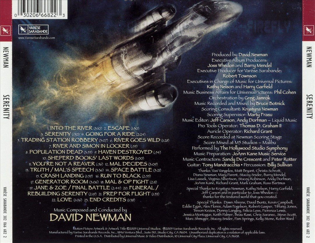 Serenity [2005] [Original Motion Picture Soundtrack] cover art