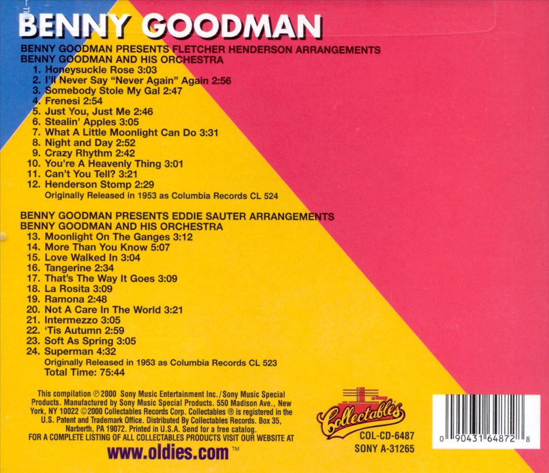 Arrangements by Fletcher Henderson/Arrangements by Eddie Sauter cover art