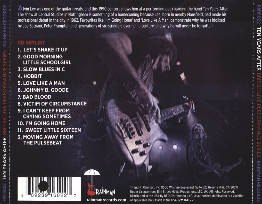 British Live Performance Series cover art