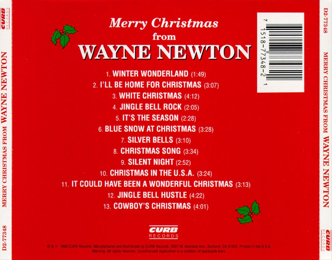 Merry Christmas from Wayne Newton cover art