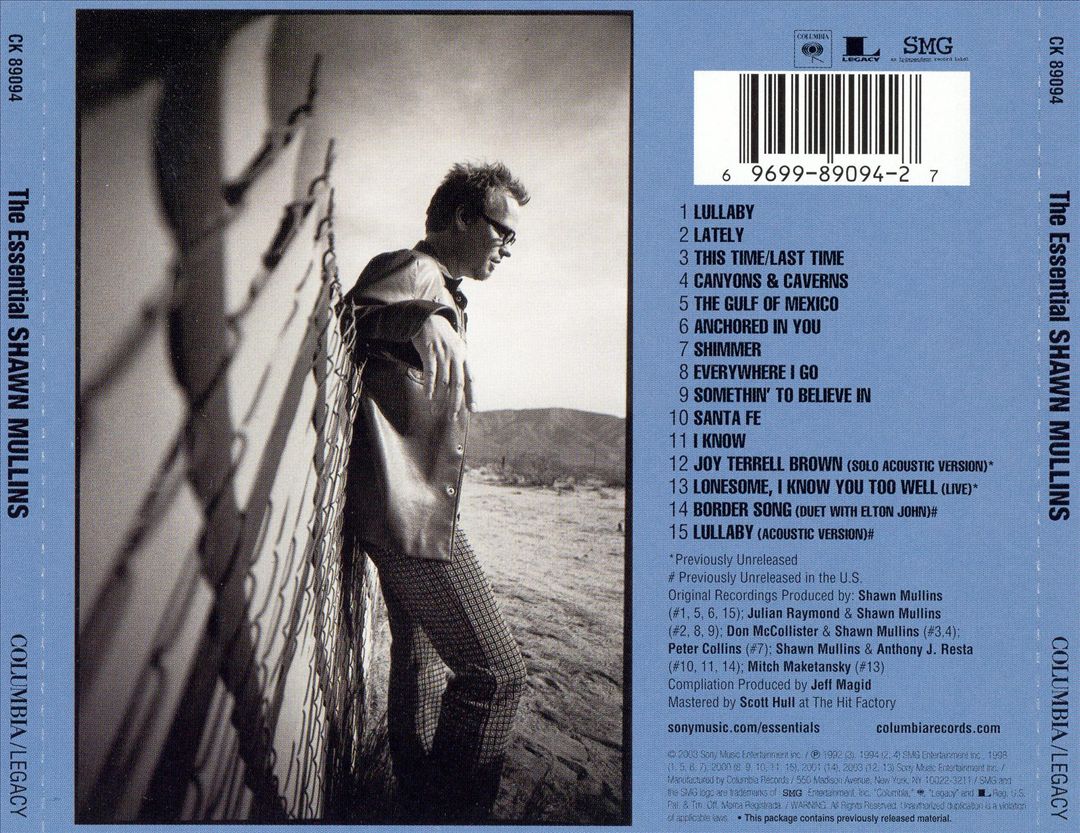 Essential Shawn Mullins cover art