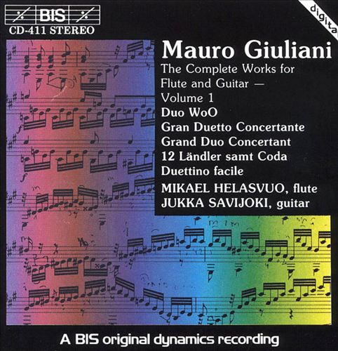 Giuliani: Compete Works for Flute & Guitar, Vol.1 cover art
