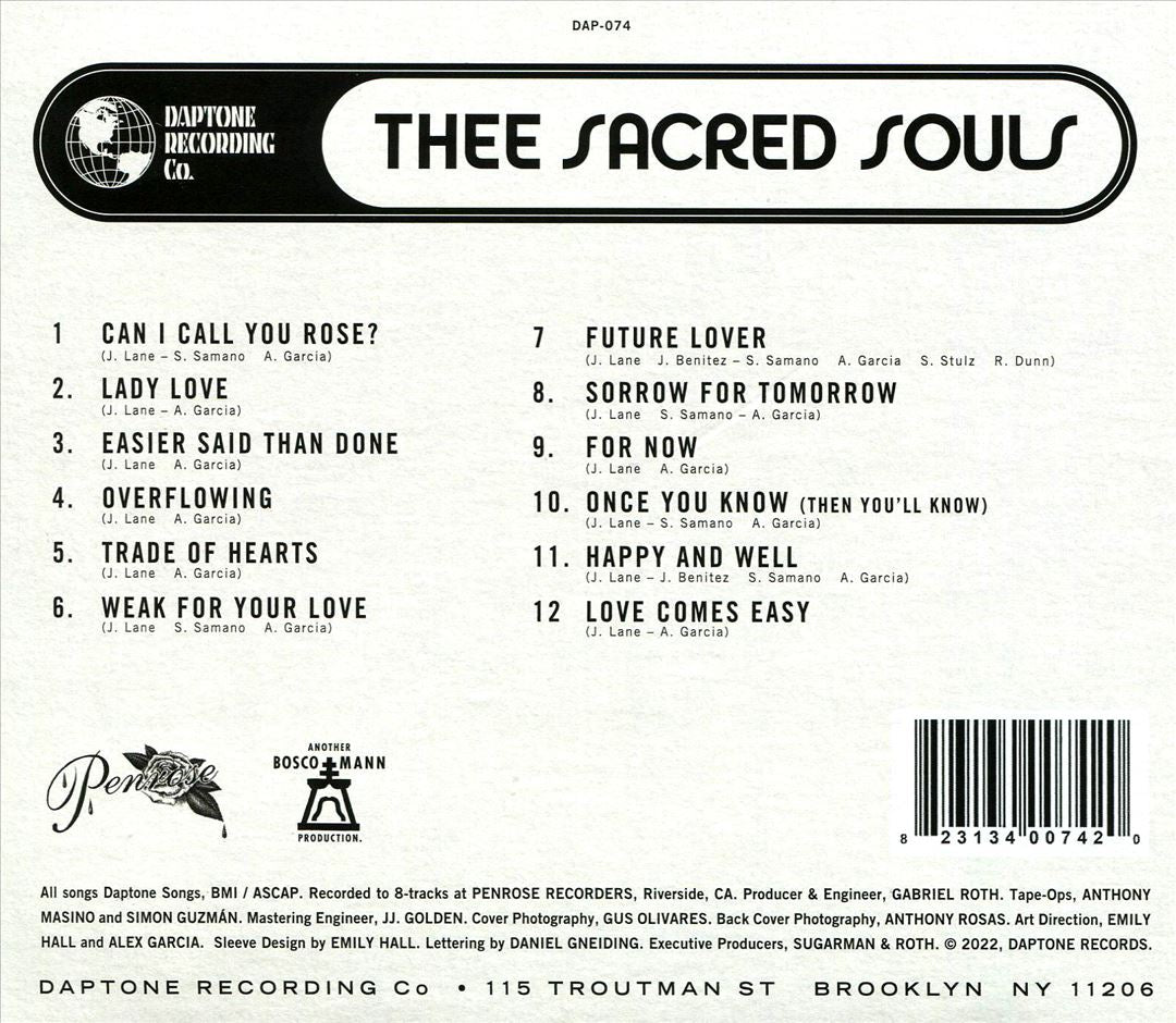 Thee Sacred Souls cover art