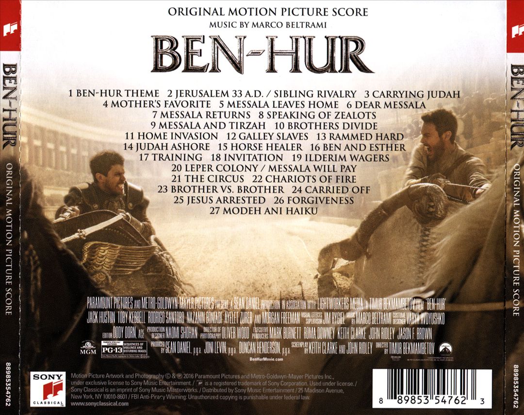 Ben-Hur [2016] [Original Motion Picture Score] cover art