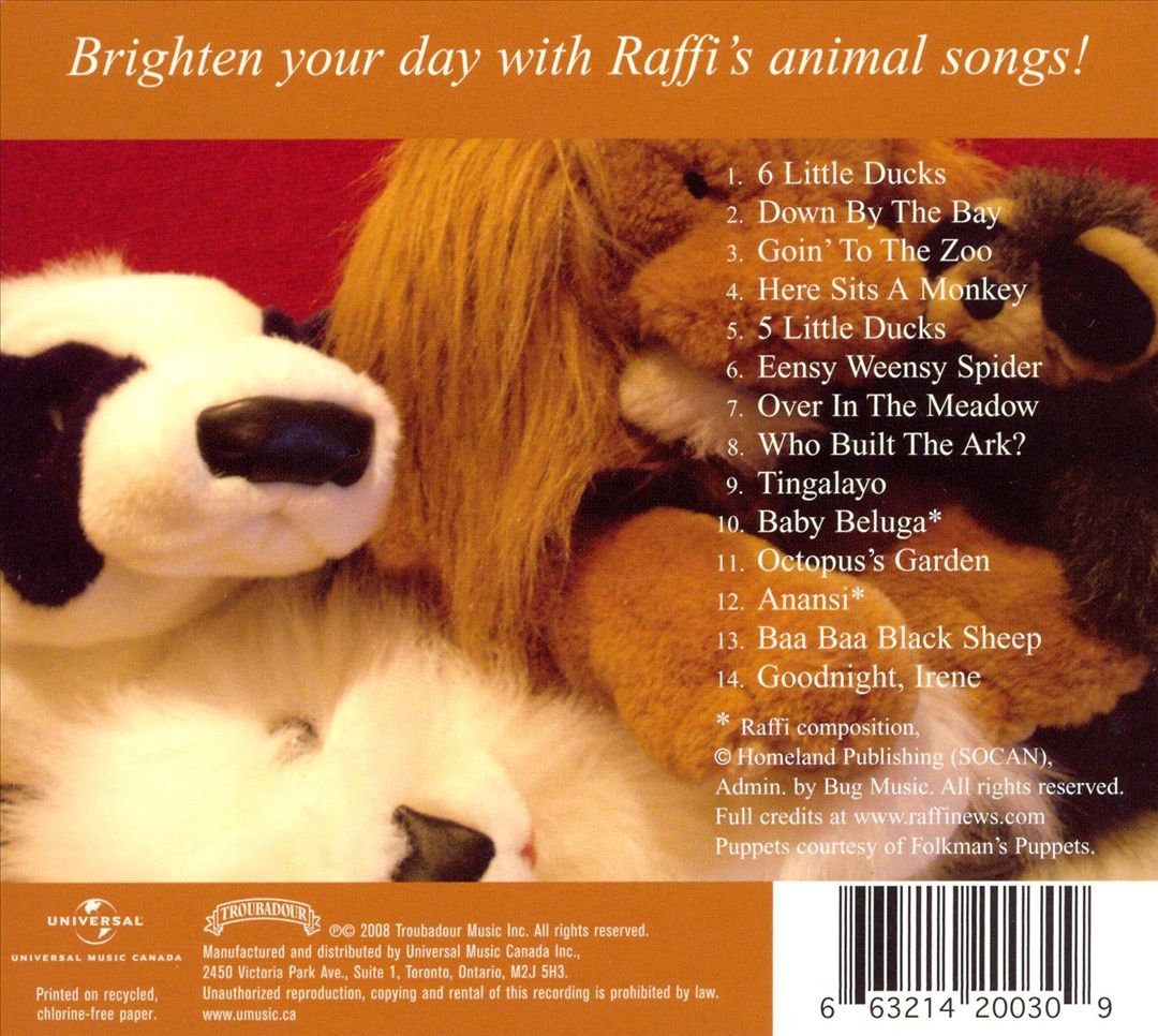 Animal Songs cover art