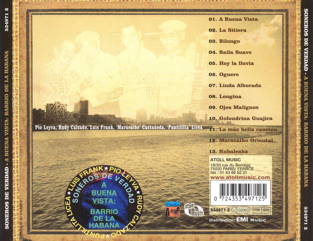 A Buena Vista: Barrio de la Habana cover art