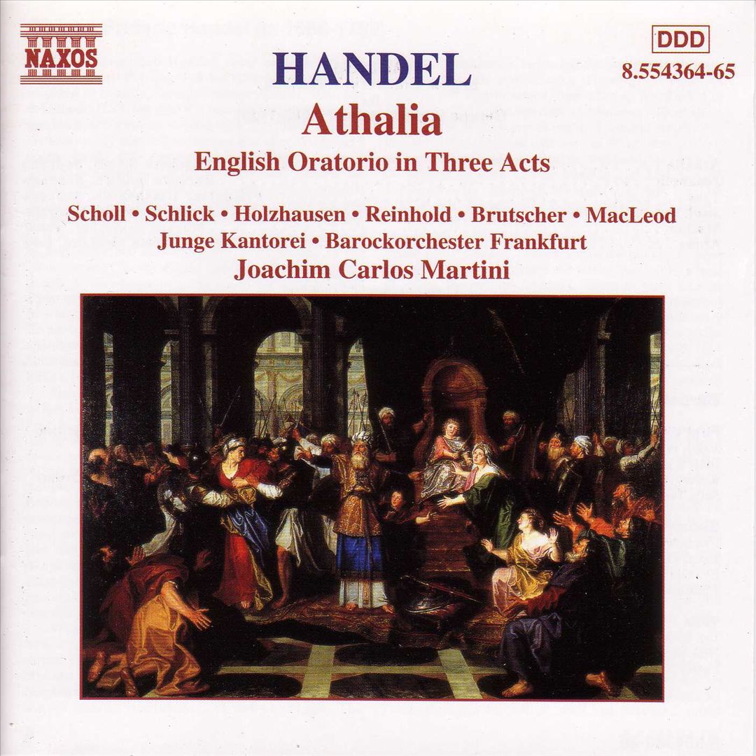 Handel: Athalia cover art