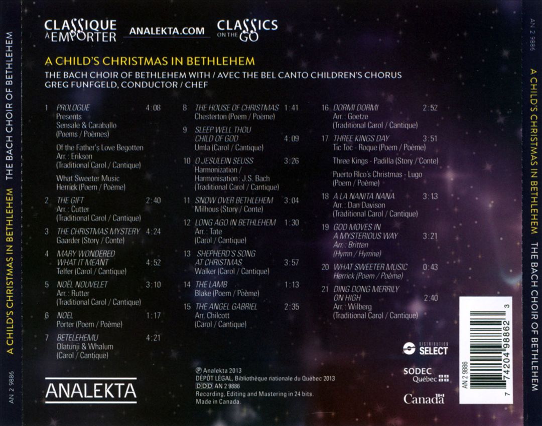 Child's Christmas in Bethlehem cover art
