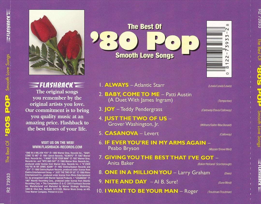 80's Pop: The Best of Smooth Love Songs cover art