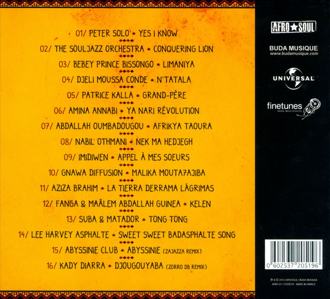 Afrosoul, Vol. 1 cover art