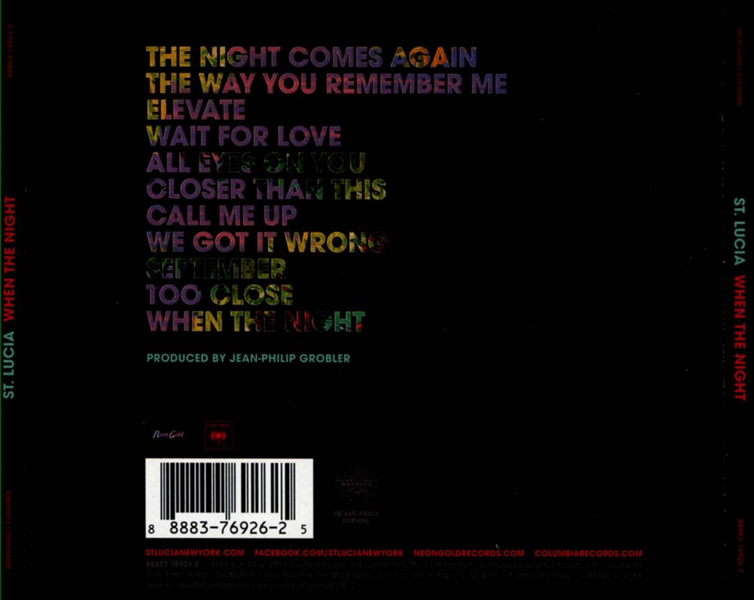 When the Night cover art
