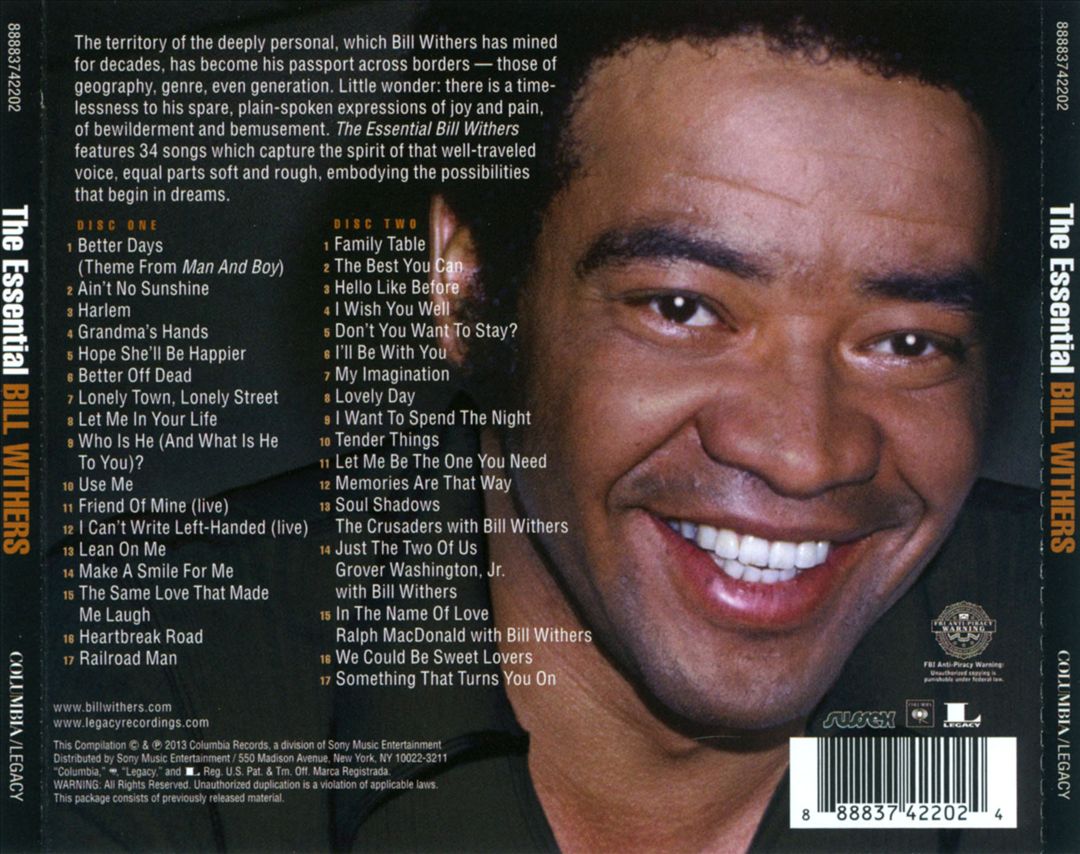 Essential Bill Withers cover art