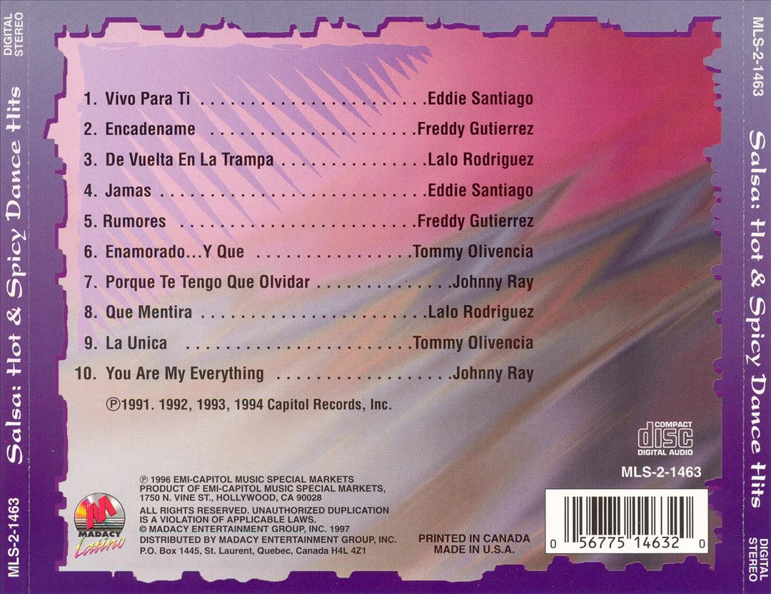 Salsa: Hot an Spicy Dance Hits cover art