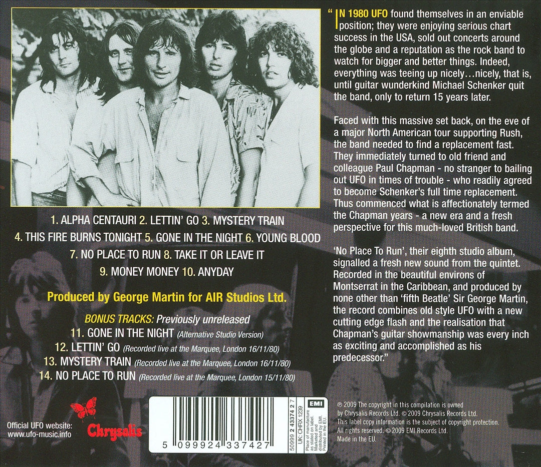 No Place to Run [Bonus Tracks] cover art