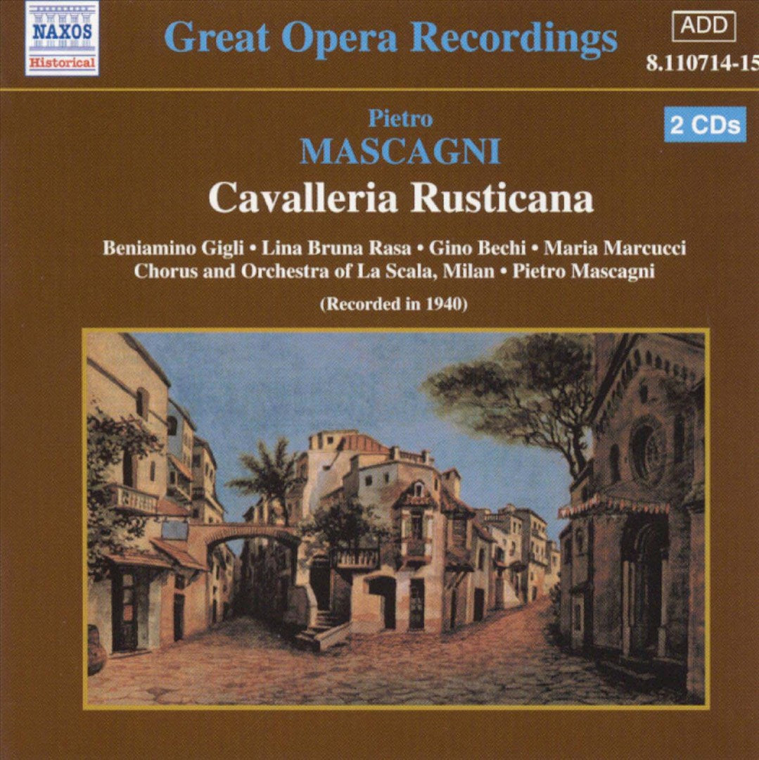 Mascagni: Cavalleria Rusticana cover art