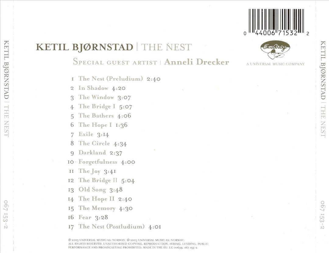 Nest cover art