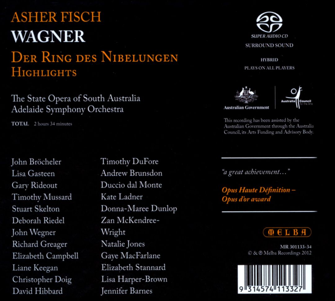 Wagner: Der Ring des Nibelungen [Highlights] cover art