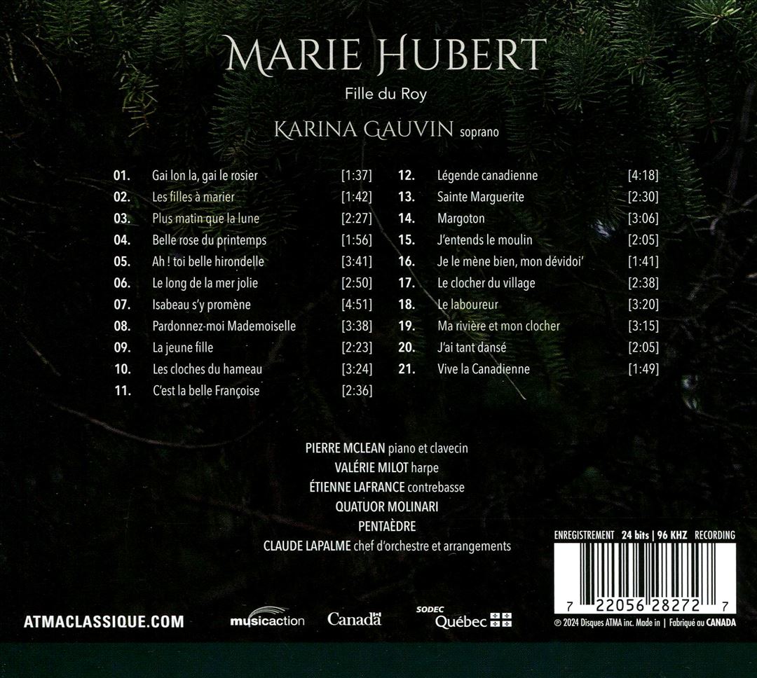 Marie Hubert: Fille du Roy cover art