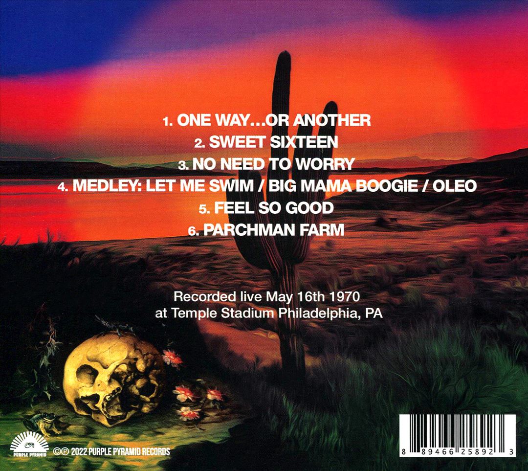 Birth of Cactus: 1970 cover art