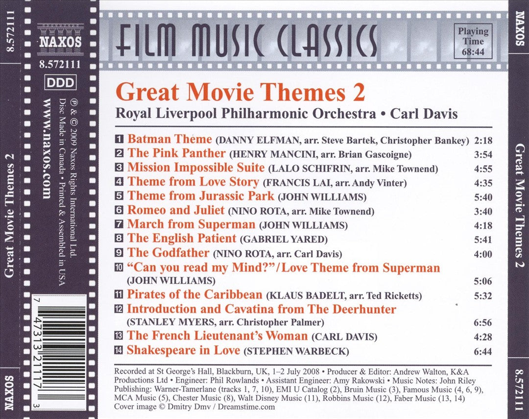 Great Movie Themes, Vol. 2 cover art