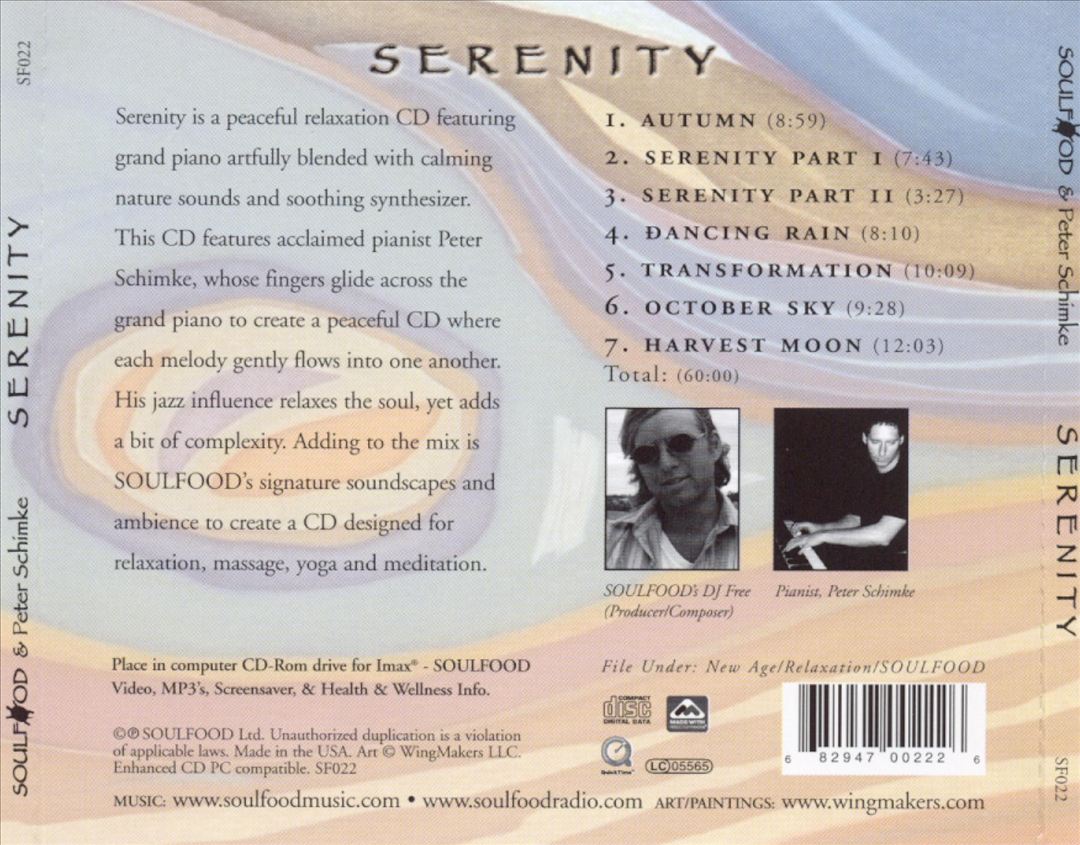 Serenity cover art