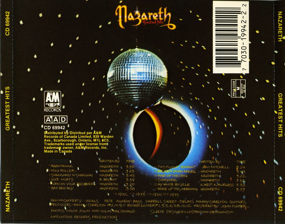 Greatest Hits [A&M 1975] cover art