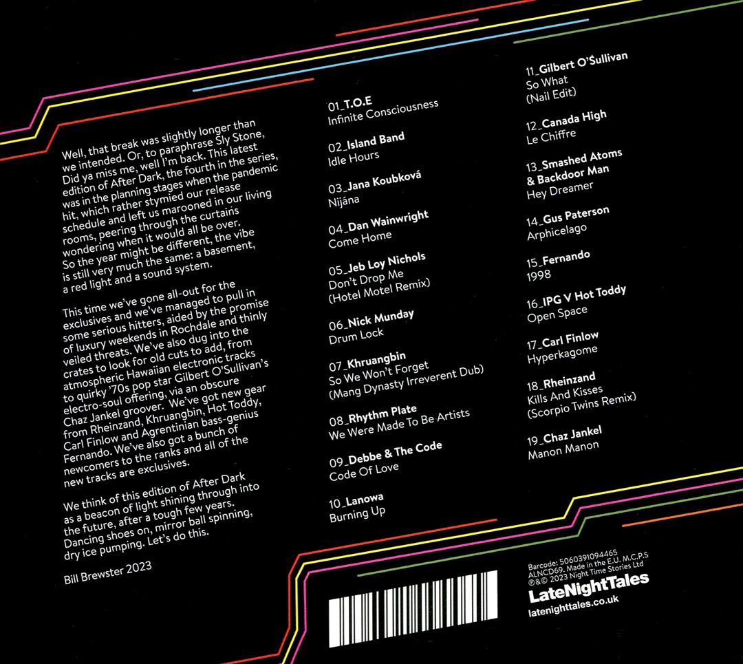 Bill Brewster: Late Night Tales Presents After Dark Vespertine cover art