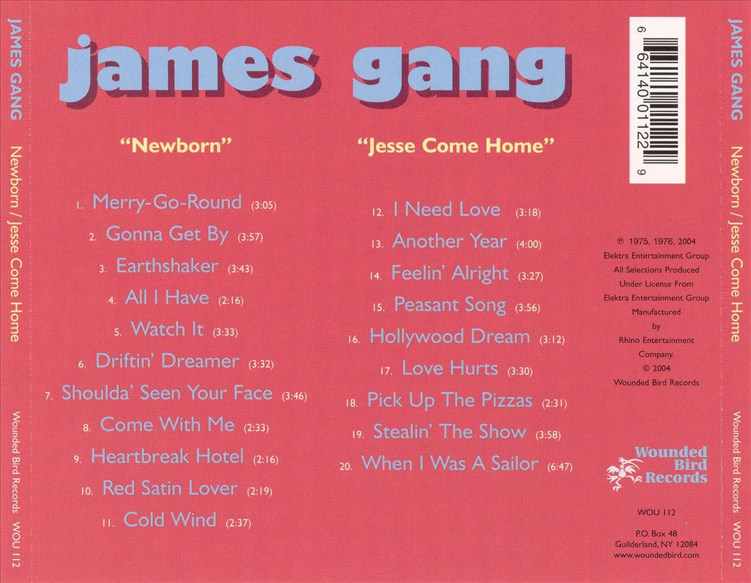 Newborn/Jesse Come Home cover art