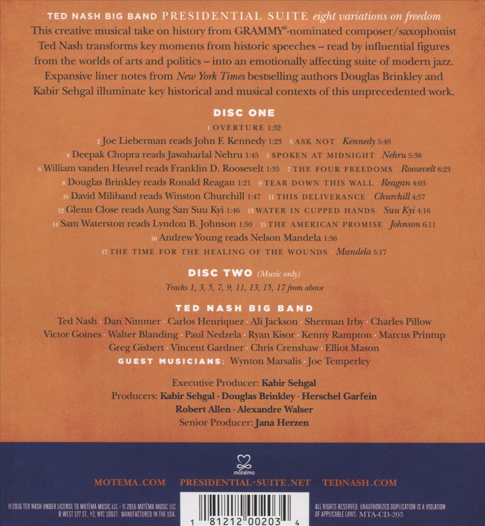 Presidential Suite: Eight Variations on Freedom cover art