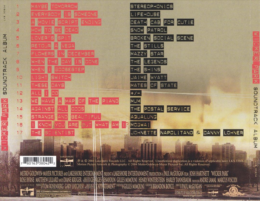 Wicker Park [Original Soundtrack] cover art