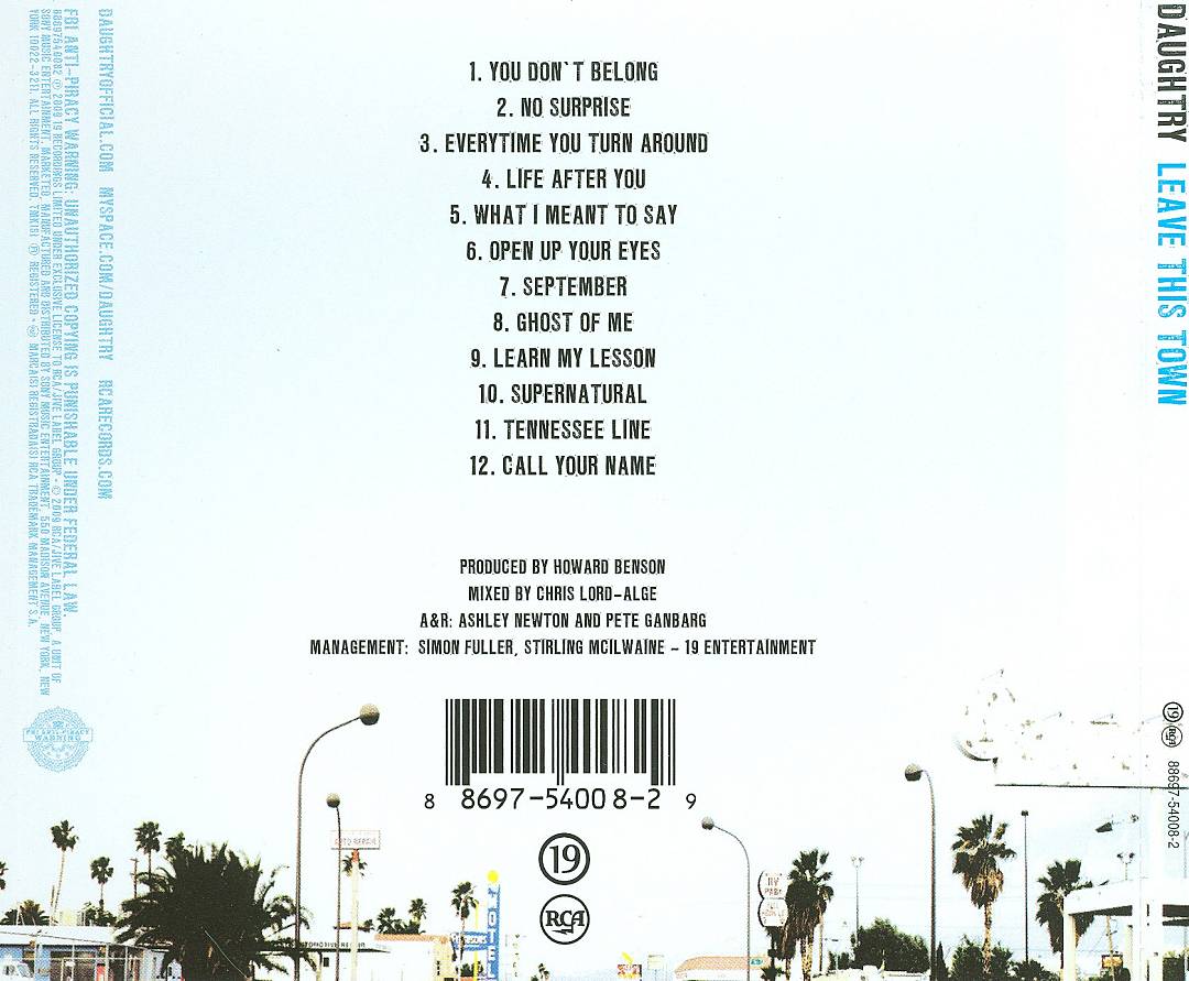 Leave This Town cover art
