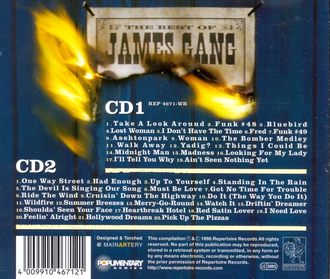 Best of James Gang [Repertoire] cover art
