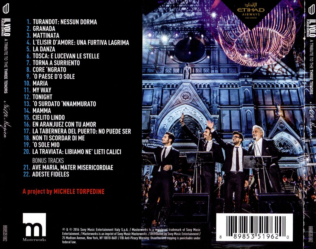 Notte Magica: A Tribute to the Three Tenors cover art
